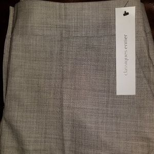 Classiques Entier NEW Gray Women's Wide Leg Trouse